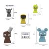 Sprunki Giocattoli Playset Blocchi da Costruzione Set di Blocchi da Costruzione Sprunki Horror Grigio Wenda Simon Tunner Oren Figura di Costruzione Sprunki Mini Set