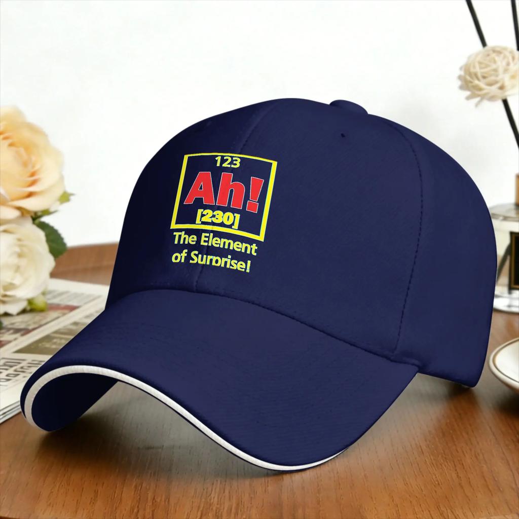 Ah The EleUnisext Of Surprise Sandwich Caps Vintage Funny Science Cap Fishing Hat Adjustable Snapback Caps Baseball Cap Summer