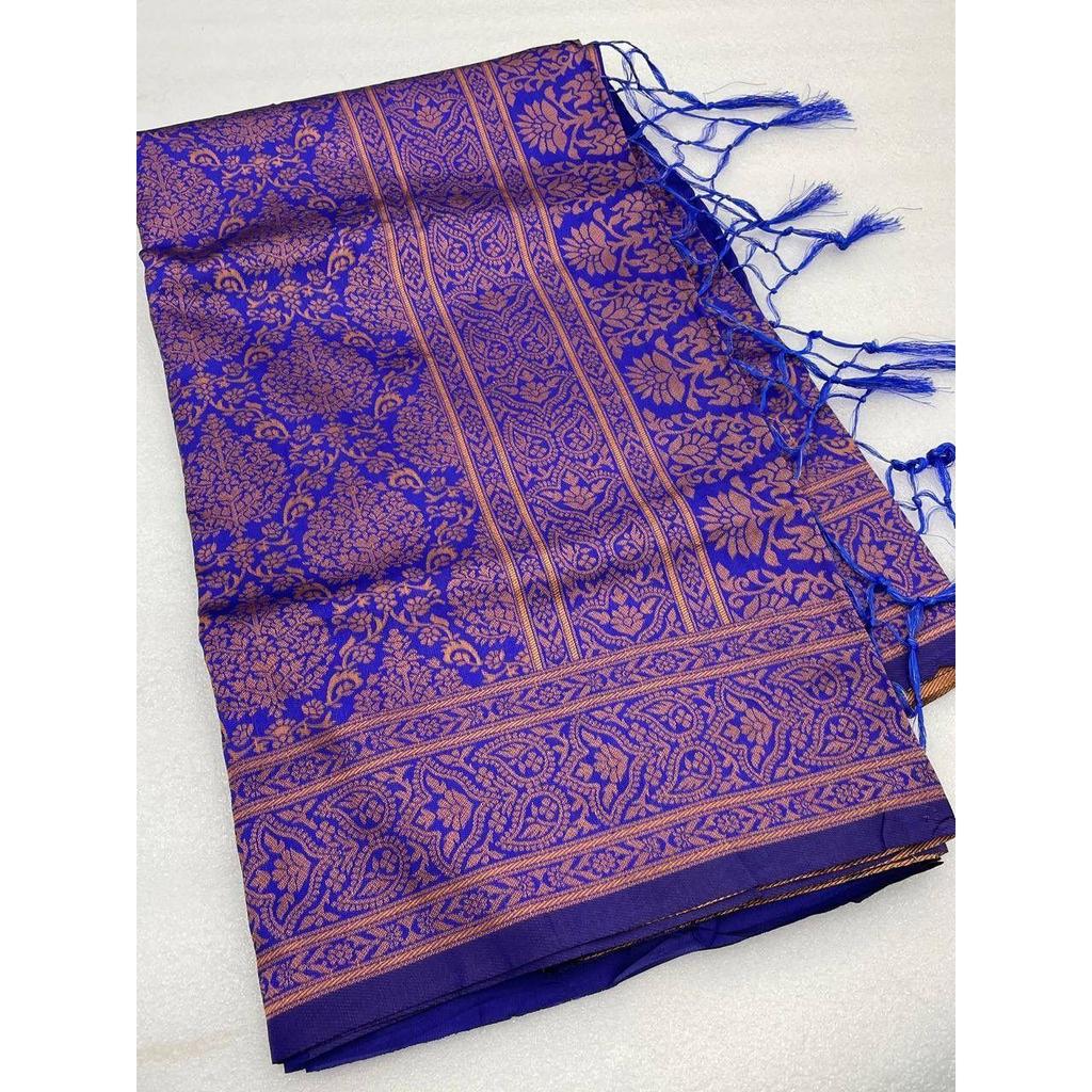 This Beautiful Saree Is Elegantly Decorated with Gorgeous Solid Jacquard Weave That Gives a Perfect Look To the Outfit.