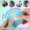 Aesthetic Ice Ball Squishy: Colorful Crystal Texture Squeeze Toy, Creative Office Desk Ornament, Sensory Fidget For Focus