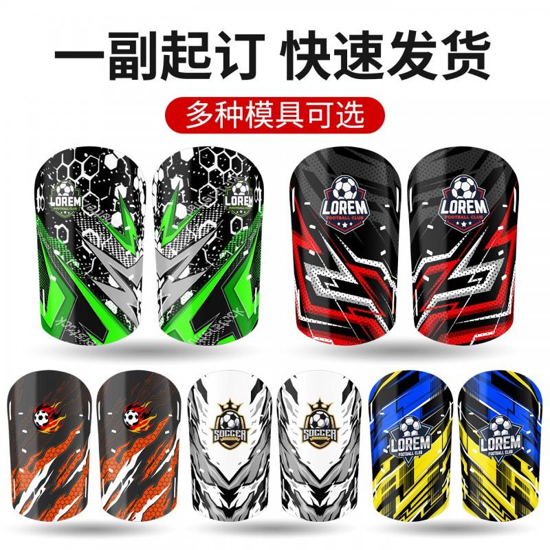 Professional Soccer Shin Guards With Sublimation Print Training Match Use