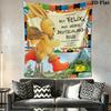 Felix Fun Wall Tapestry Aesthetic Wall Hanging Printed Fabric Blanket Decorative Tapestries for Bedroom Living Room Home Decor