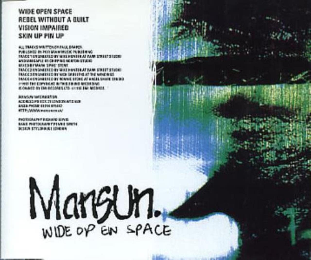 

CD MANSUN - Wide Open Space 724388369329 Parlophone 1996 Australia Rock Used