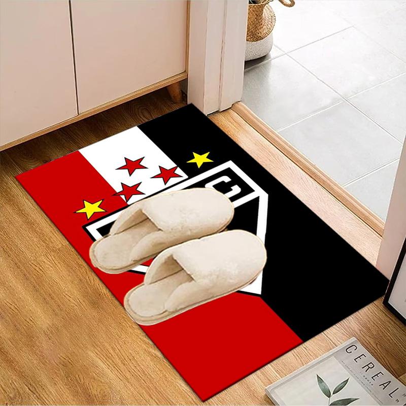 Pau-lo Fc Emblem Printed Office Carpet Chair Cushion  Entryway Rug, Rugs for Living Room, Bedroom Christmas gifts