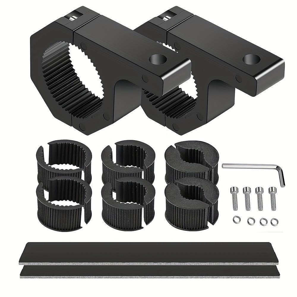 

2pcs Off-Road Light Mounting Bracket Bar Clamp Kits [1 /1.5 /1.75 /2 Inch] [Horizontal Bar] Bull Roll Cage Clamps Mount ATV UTV