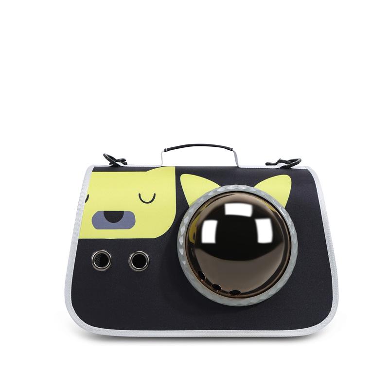 Portable Foldable Pet Space Capsule: Large Capacity Airline Crate for Cats and Dogs