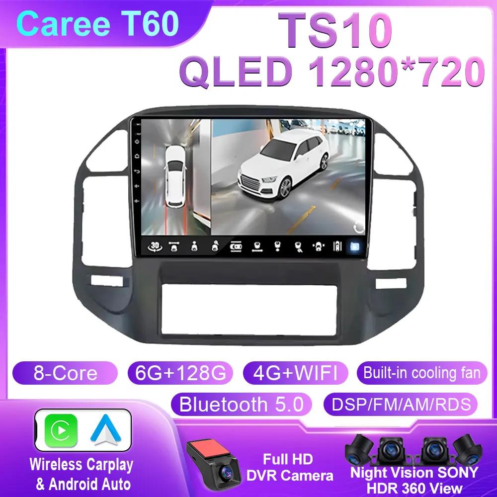 Android Head Unit For Mitsubishi Pajero 3 V70 V60 1999-2006 Car Auto Radio Carplay Multimedia GPS Navigation WIFI+4G No 2din DVD