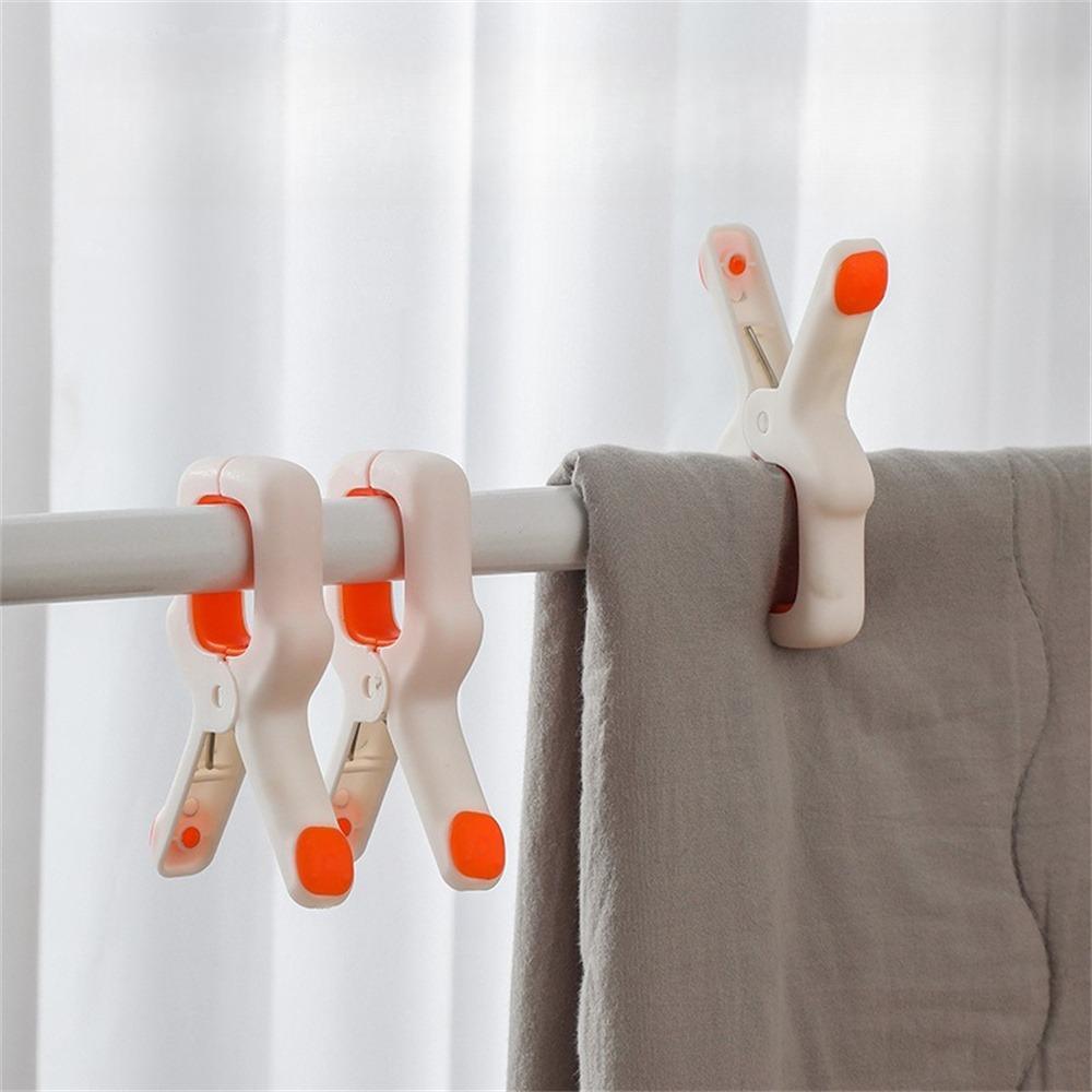 Invisible Windproof Clamp for Outdoor Balcony Sun-drying Quilt Large Clip - Strong & Durable!