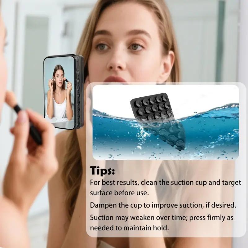 Silicone Suction Cup Phone Holde Multifunctional Fixed Anti-slip Mobile Fixture Double Sided Detachable Phone Rubber Sucker Pad 5