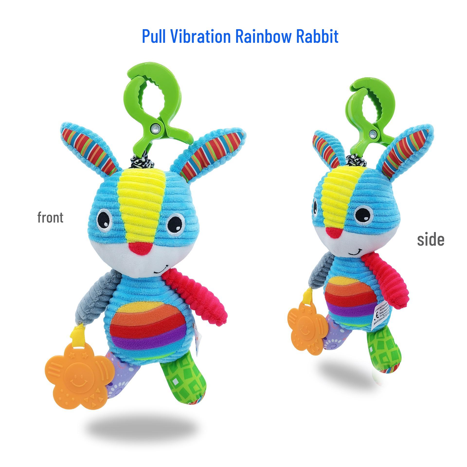 Interactive Talking Doll with Vibration and Sound for 0-3 Years Old – Stroller and Crib Mobile Hanging Toy