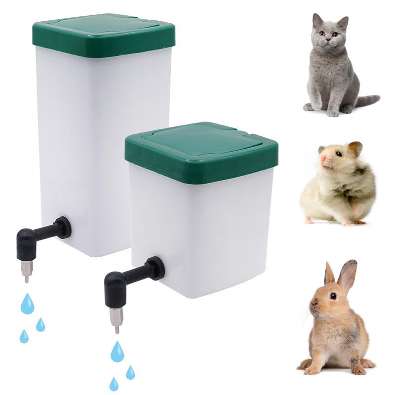 0.5L/1L Automatic Rabbit Drinker Water Dispenser Can Be Hung On A Cage Feeder Pet Hamster Drinking Water Pot Fountain Waterbowl