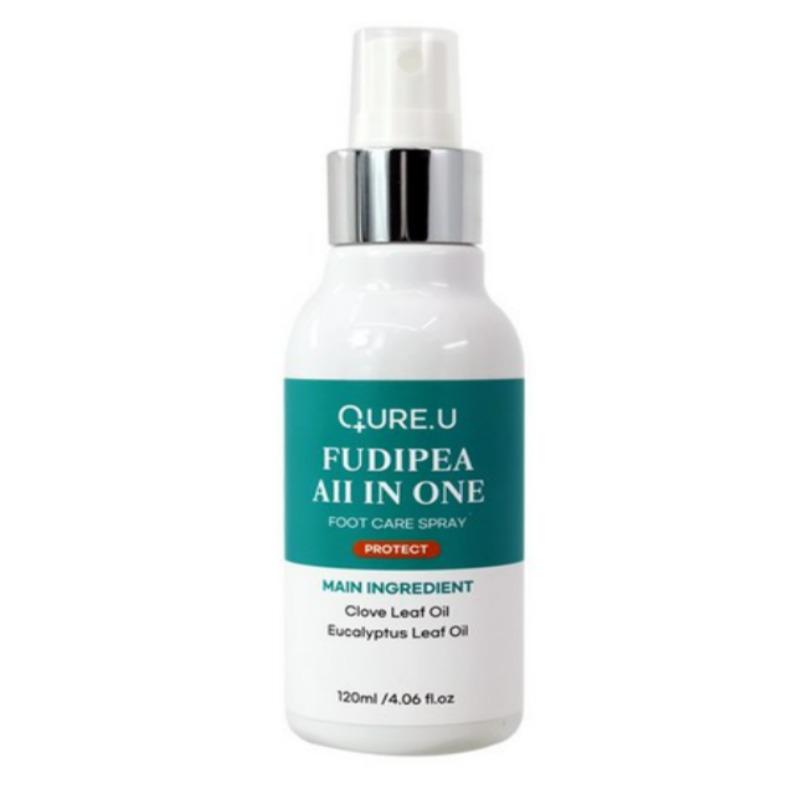 QURE.U PodiPea Спрей для ног и ногтей 120 мл Foot & Nail Spray