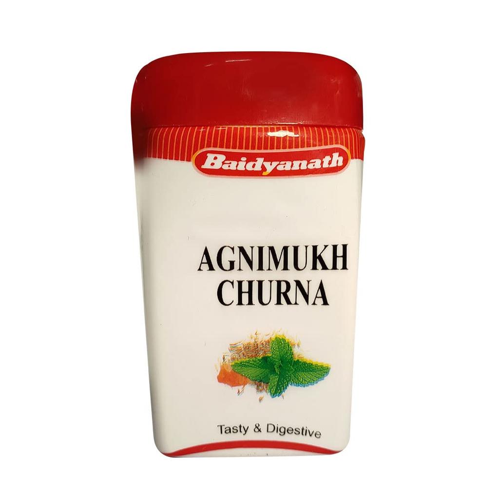 Baidyanath Jhansi Agnimukh Churan 60 Gm X Pack of 2 Ayurvedic Digestive Powder for Bloating and Appetite