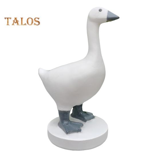 

Магнитный держатель для ключей в виде гуся, смоляная фигурка гуся с магнитным клювом, декоративный держатель для ключей для входа в дом, подарок на новоселье чёрный