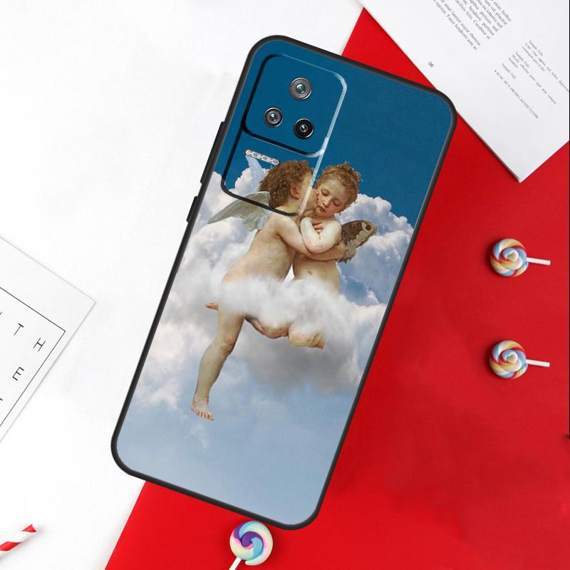 Renaissance Angels In Sky Cover For Xiaomi 15 Ultra 13 14 11T 12T 13T 14T Pro POCO X7 Pro X3 X5 X6 M6 F5 F6 Pro Case