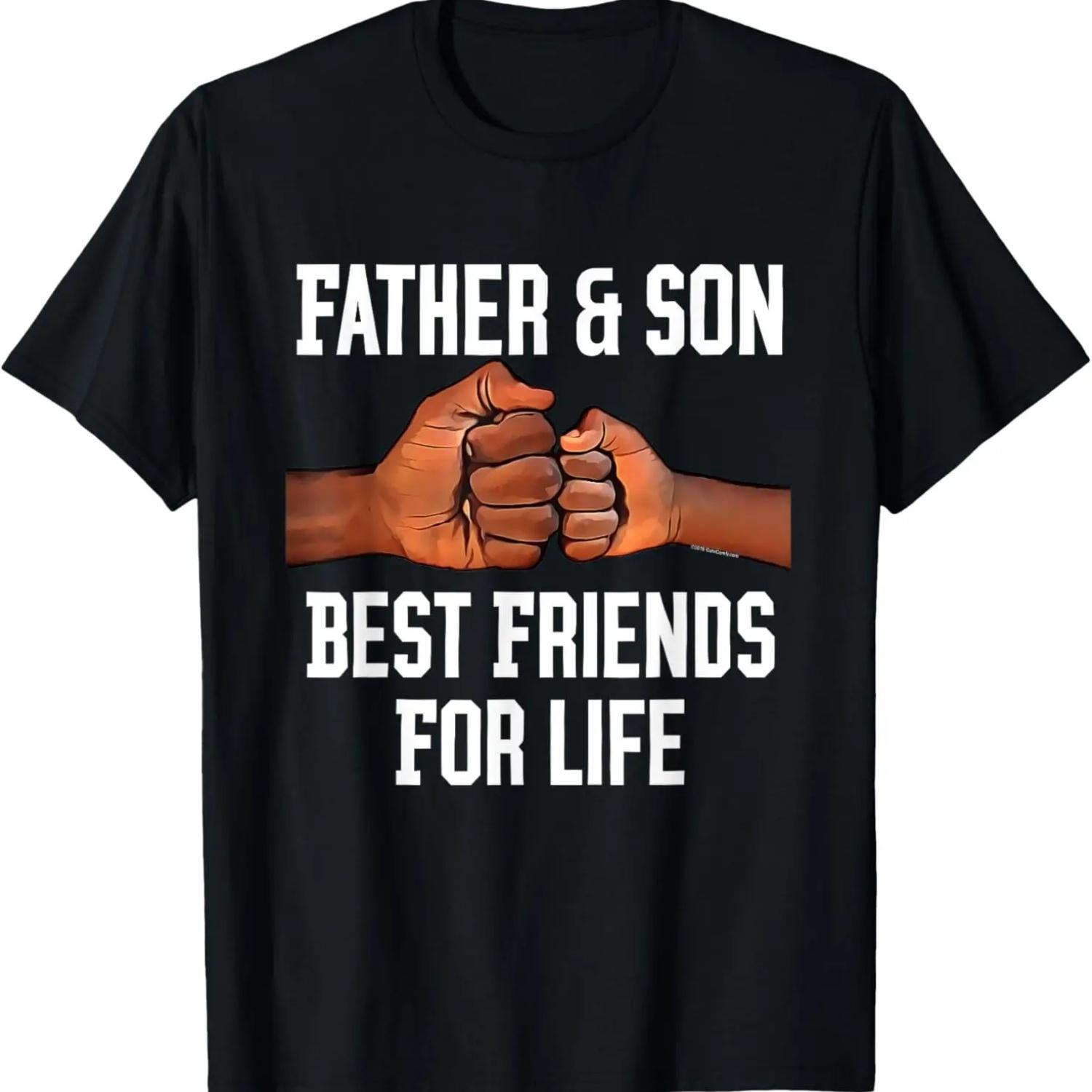 

Fist Bump Black African American Dad Fathers Day T-Shirt S чёрный