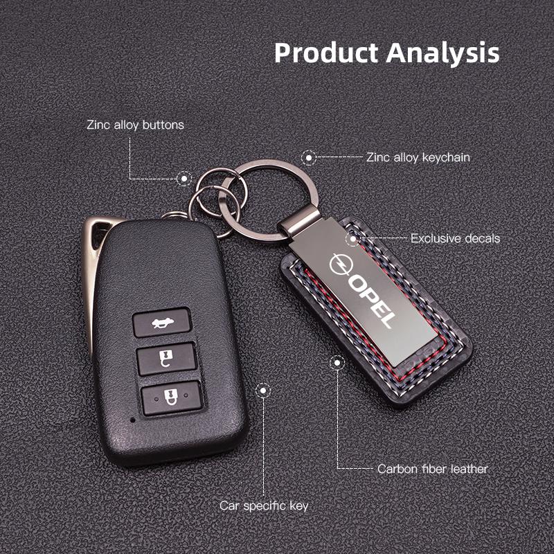 Opel Logo Zinc Alloy Key Chain Car Personalized Keychain For Opel Astra Insignia Vivaro Corsa Mokka Zafira Vectra OPC Vauxhall