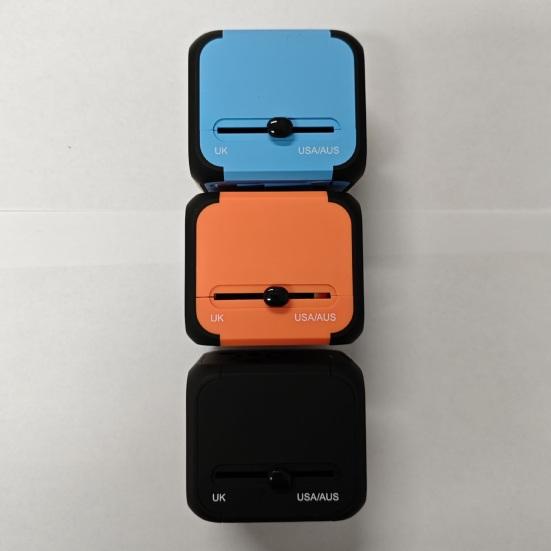 Travel Charger 2500W High Power Socket Portable Power Wide Voltage 110-250V Multi-National Adapter with 2 Type-C