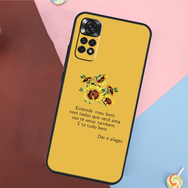 Daisy Sunflower Floral Flower Cover For Xiaomi Redmi Note 13 Pro 14 12 11 9 10 9S 10S 11S 12S Redmi 14C 10C 12C 13C Case