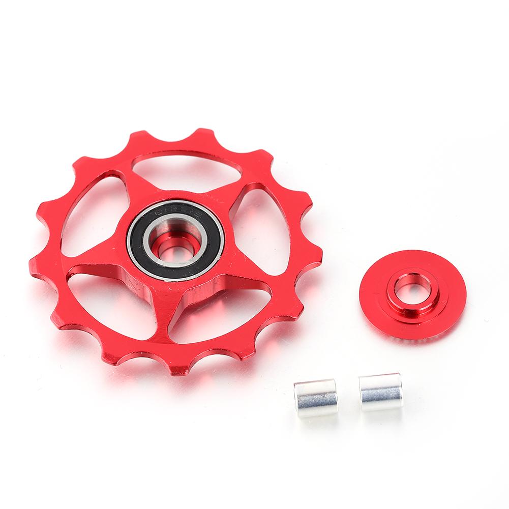 Aluminium Road   Pulley   Wheel   Derailleur Bike   Roller Pulley (red,13T)