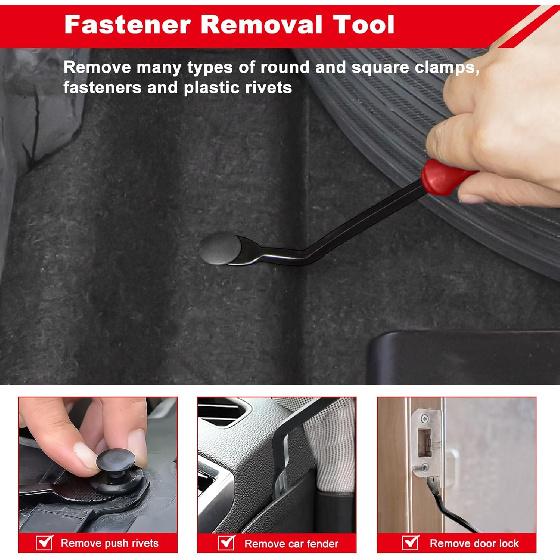 3 Pcs Clip Remover Tool, Clip Pliers Set Fastener Removal Tool , Auto Trim Removal Tool Kit Pry Tool Set Car Door Panel Dashboard Repair Kit