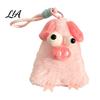 Flauschiges Cartoon-Hängeornament Niedlicher Tier-Plüsch-Schlüsselanhänger mit großen Augen, Dreieckiges Monster-Anhänger für Plüsch-Schlüsselanhänger Kinderrucksack, Weicher Taschenanhänger,