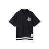 Men's Air Logo Embroidered Casual Short Sleeve Shirt Black DM1417-010