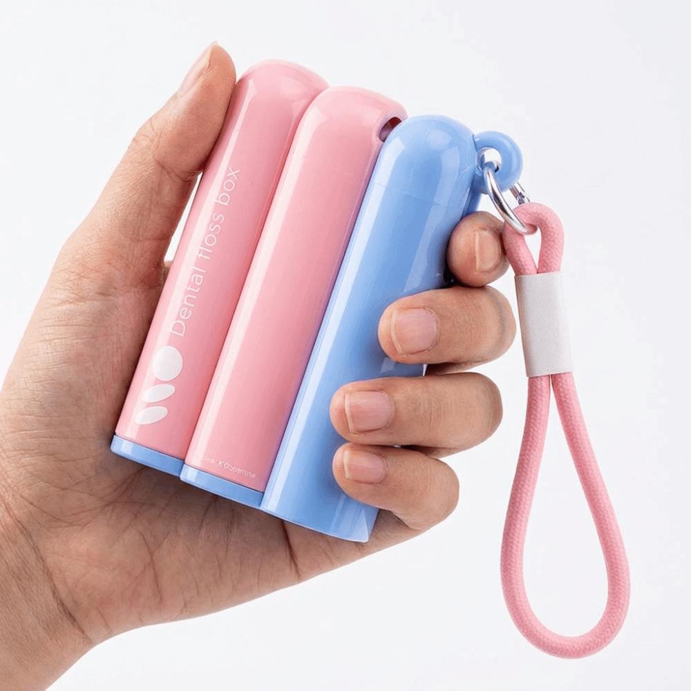 Press-on Automatic Pop Dental Floss Box Dustproof Floss Dispenser Floss Stick Organizer Restaurant