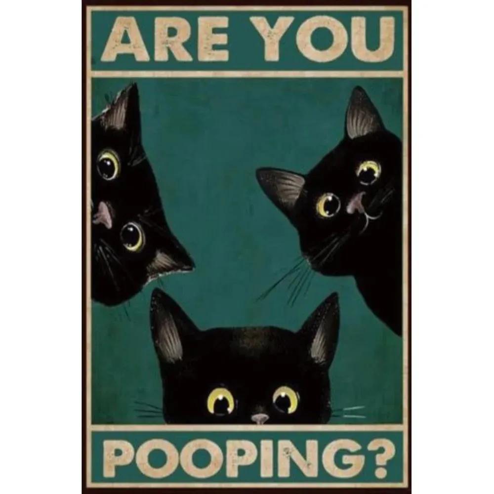 Funny Bathroom Metal Tin Sign Artwork Wall Decor Your Butt Napkins My Lady My Lord Decoration for Home Hotel Cafe Pub Wall Decor