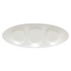 Styles 38cm Oval Triple Compartment Plate, Bone China, 50617-3490