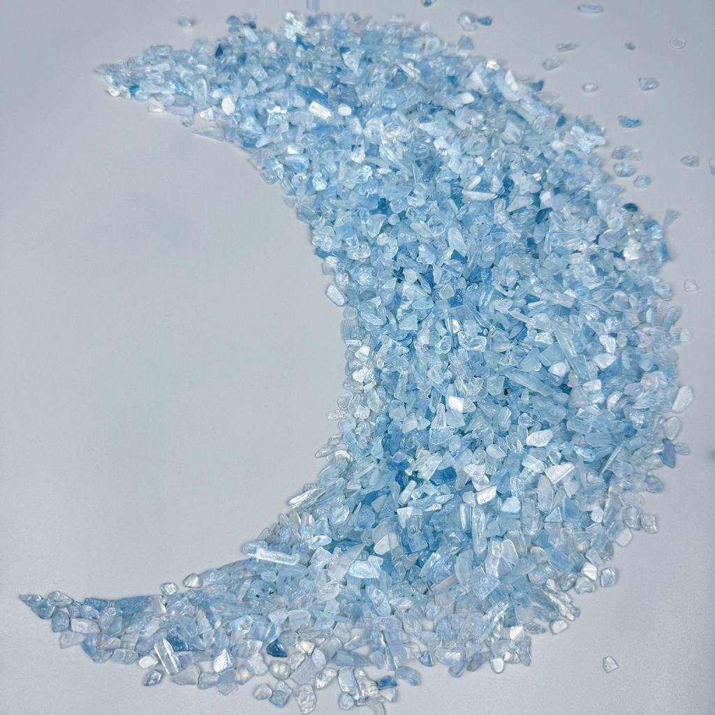 Tiefblauer Natürlicher Aquamarin Split für Aquarien, Pflanzgefäße und als Opfergabe für Buddha