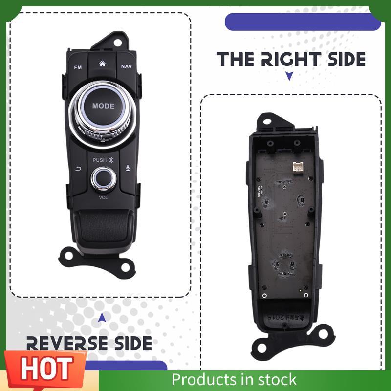 AU63-Car Central Controller Mode Knob Button Mouse NAV Controller Switch Button For Mazda CX-3 2 Demio Low-End 2014-2021