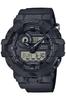 Casio Utility Black Series Watch (GA-700BCE-1AJF) with CORDURA® Eco Fabric Cross Band, Men's, Black (Official Japanese Product)
