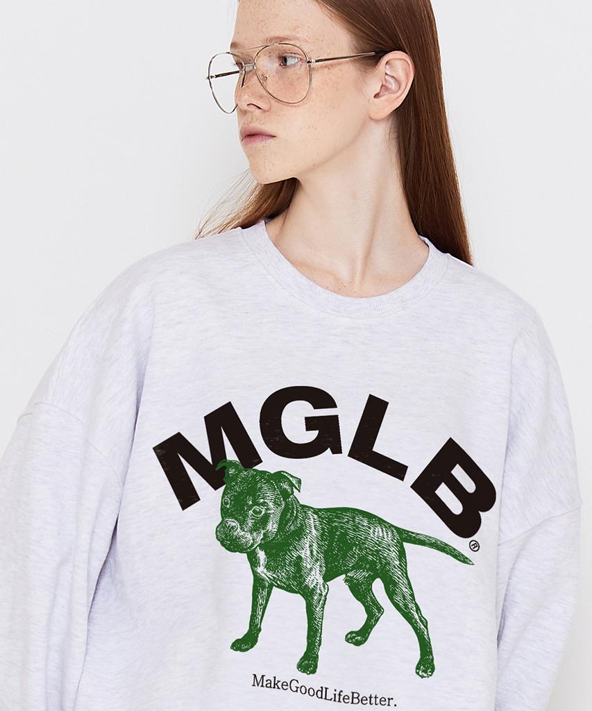 MATCHGLOBE Puppy Sweatshirt (Light Melange)