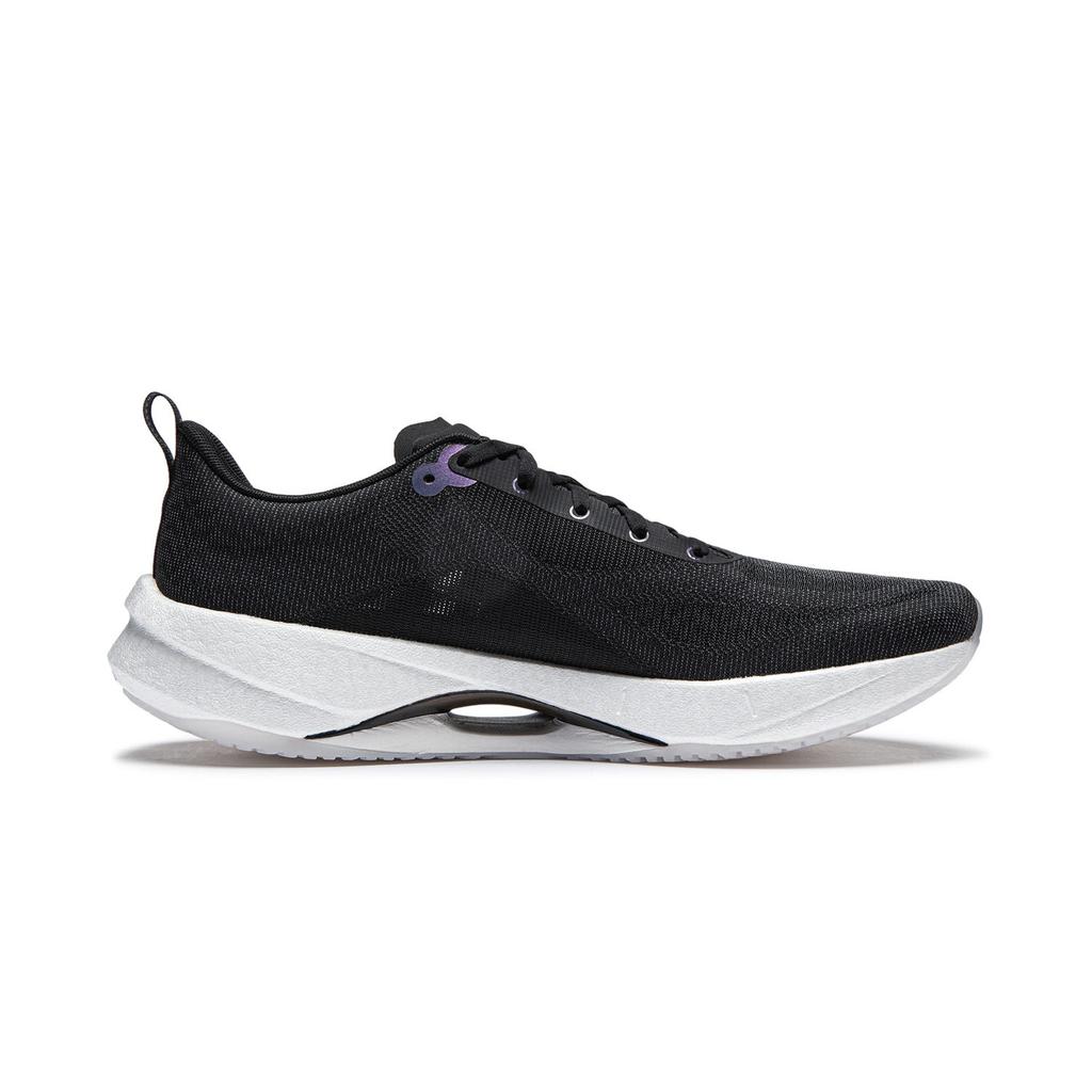 Li Ning Super Light 21 Slip Resistant, Abrasion Resistant, Breathable Low top Casual Running Shoes Men's Black White ARBU001-38