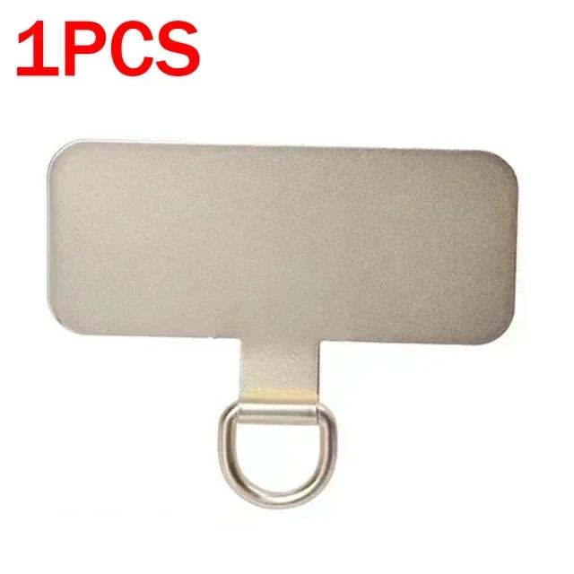 4/1Pcs Metal Phone Lanyard Gasket Patch Ultra Thin Mobile Phone Case Sling Rope Card Clip Snap Strap Hang Cord Tab Universal