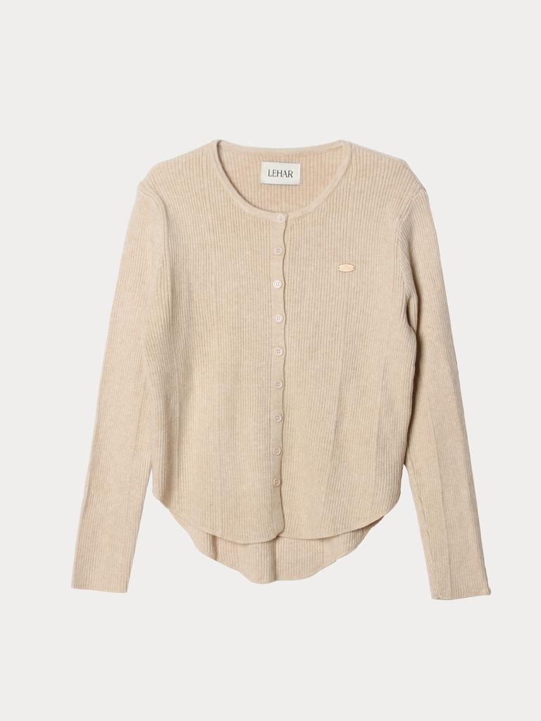 Mejongleuhaleu Molly Button Wrap Knit 3 Colors