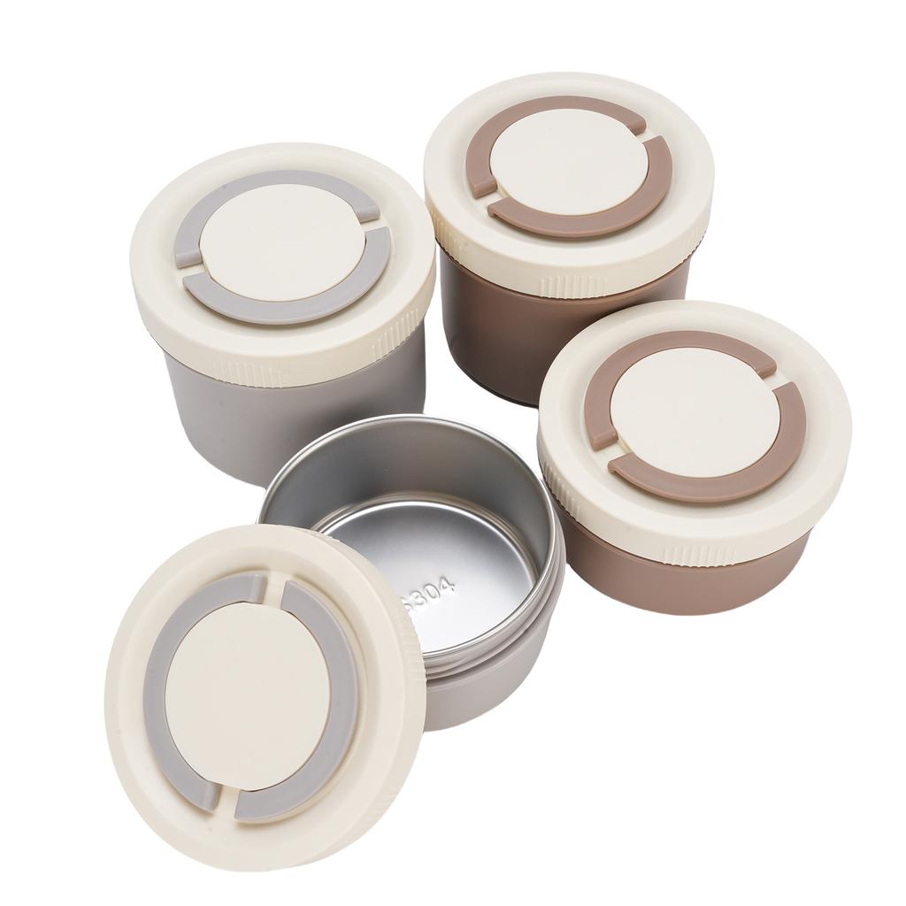 Lunch Container 2x400ml 2x600ml Microwave Safe Leak Proof Stainless Steel Lunch Box with Insulated Bag for Rice