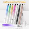 1-8Pcs Double-Headed Universal Stylus Pen For iPad Tablet Android IOS Phone Drawing Writing Capacitive Screen Touch Stylus Pens