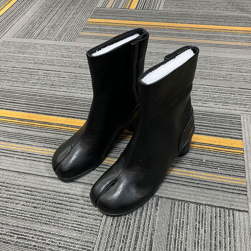 Fashion Fashion Strange Toe Women Ankle Boots With Round Heels Shoes Female Slip On Footwear Ladies Short Modern Boots Shoes Pumps lady