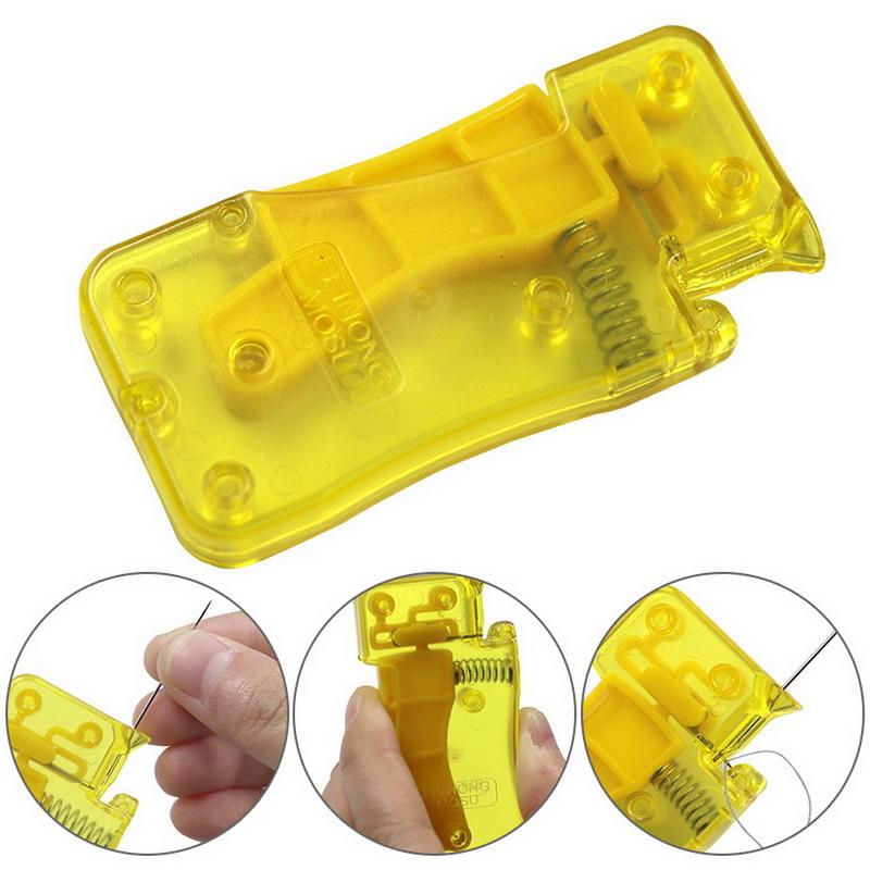 Buy Automatic Needle Threader Easy Insertion Sewing Needle Threader
