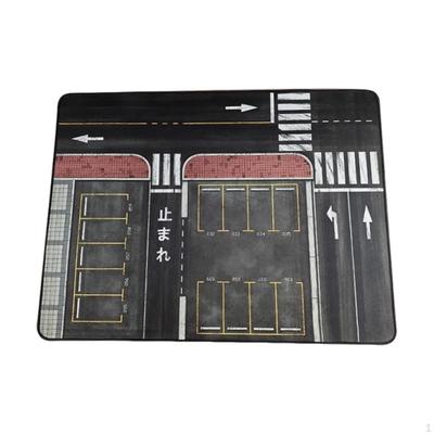 1/64 Parking Mini Model Car Garage Scene Mat,Rollable,Diorama Playmat Toy Mice Pad,for
