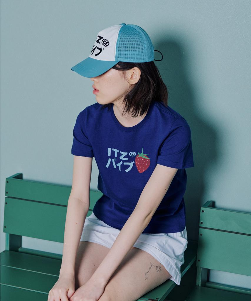 Isjabaibeu Mix Logo Trucker Cap - Skyblue