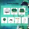 Genshin Impact Cosplay Game Anime Project Venti Cosplay Costumes Women's Cloak Top Shorts Belt Socks Tie Full Set