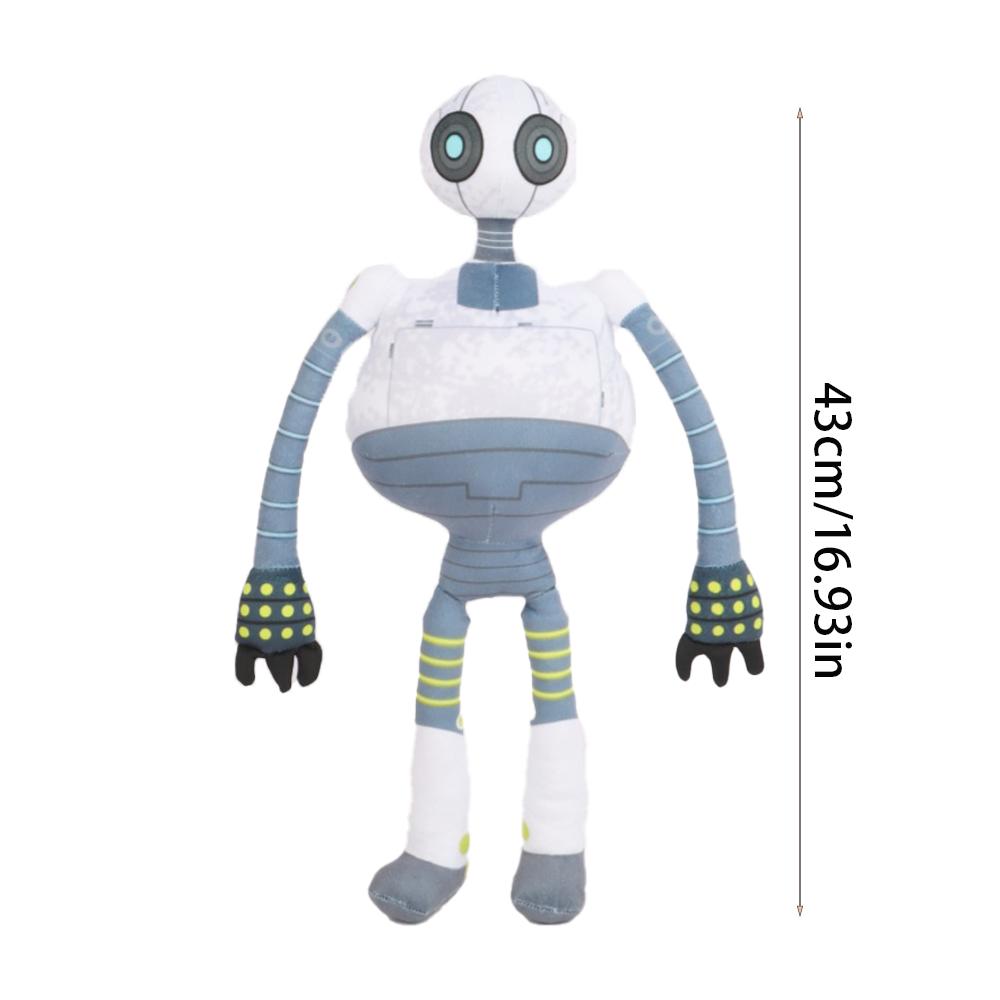 The Wild Robot Plush Roz Plush Toy Movie Surrounding Plush Characters Plushie Stuffed Cute Toy Birthday For Boys Easter Gift 43cm