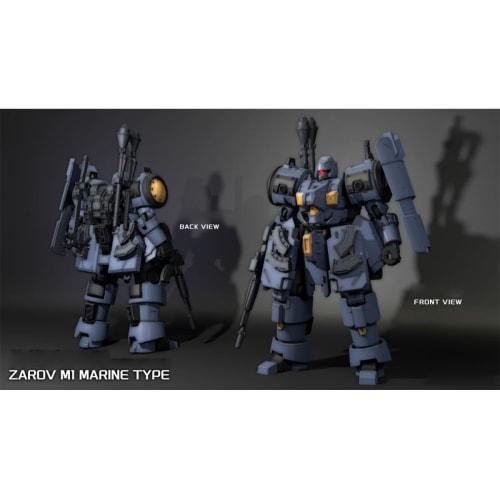 HiPlay Chief Continent 1/144 Super Cavalry Zaroff M1 Type [Navy Marine Corps Specification] Approximately 120mm Tall, Pre-Colored Plastic Model Kit