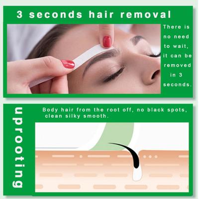 24Pcs Underarm Hair Removal Strips Gentle Ingredient Silky Finish Lightweight Hypoallergenic All Skin Types Face Hair Removal Wax Strips for Women