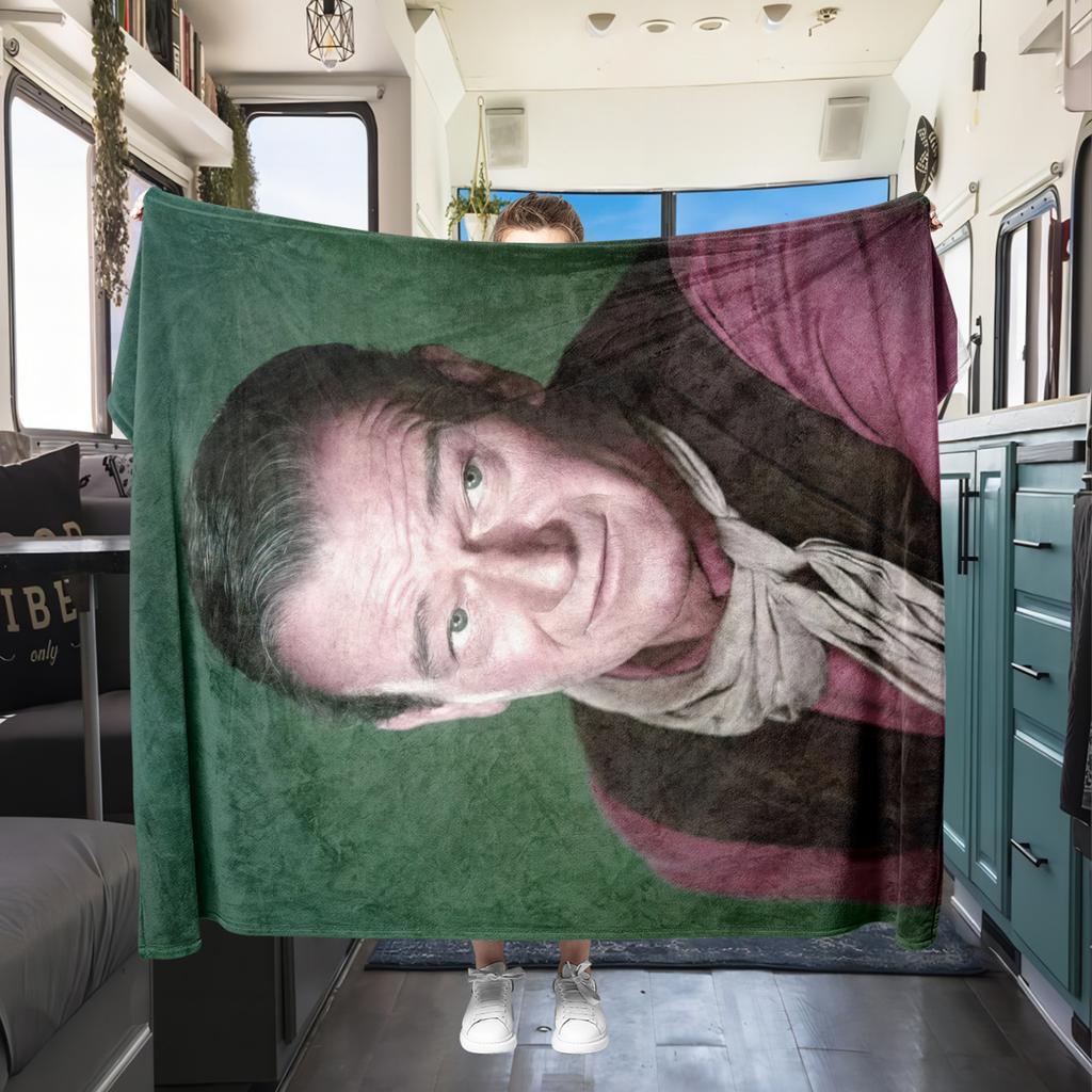 1pc Hollywood movie star John Wayne blanket, al season lightweigh Poster blanket home office outdoor nap multifunc Poster blanketional blanket