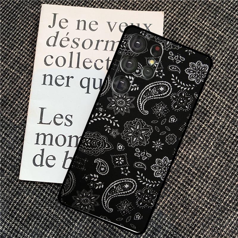 Bandana Seamless Pattern Case For Samsung Galaxy S25 Ultra S20 S21 S22 S23 S24 Ultra S9 S10 Plus S24 FE Back Cover