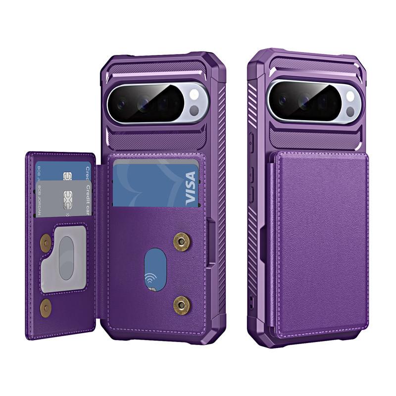 Google Pixel 10Pro XL Multifunctional Phone Case Pixel 9 8 Card Bracket Anti-drop Case